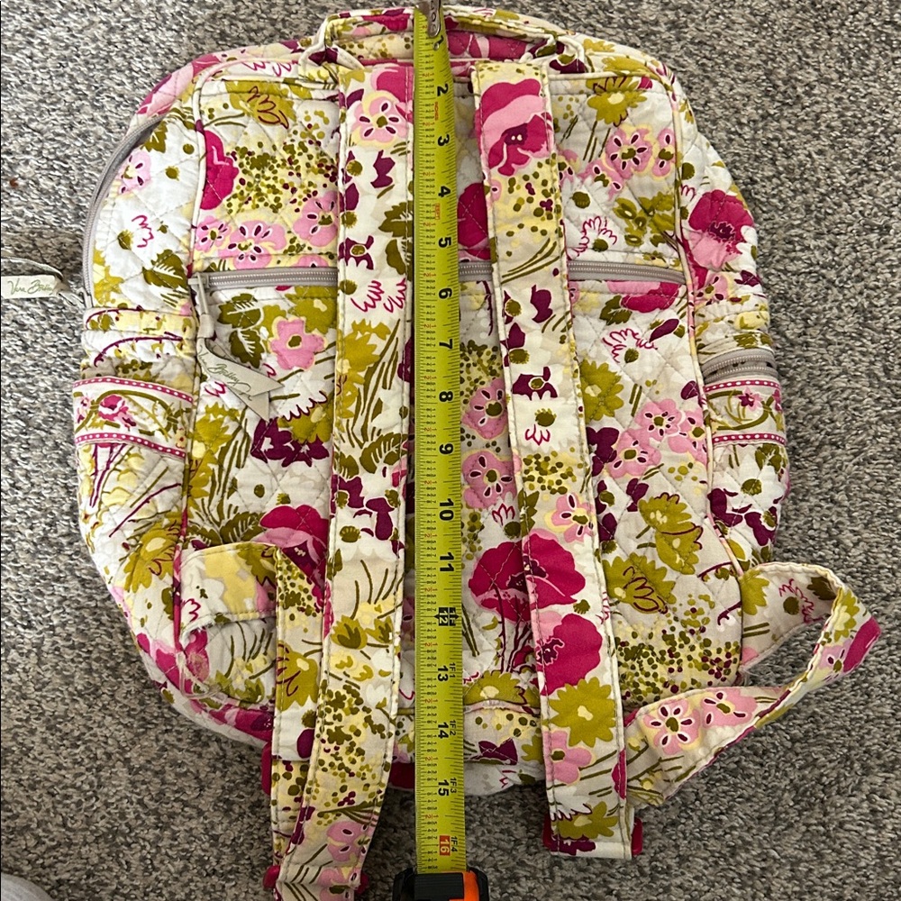 Vera Bradley Floral Quilted Backpack - Picture 10 of 14